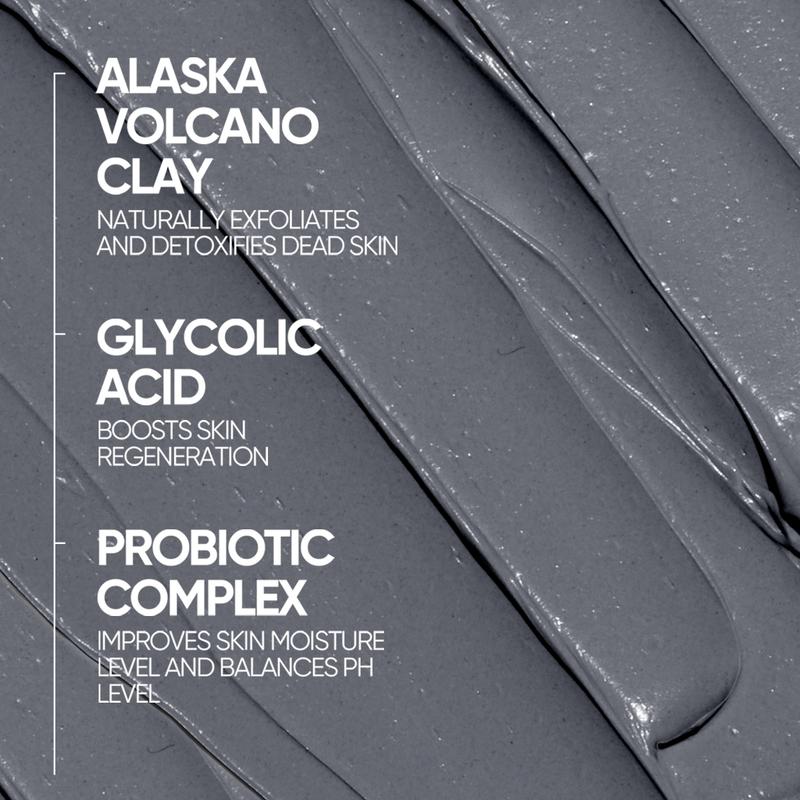 Alaska Volcano Pore Clay Mask